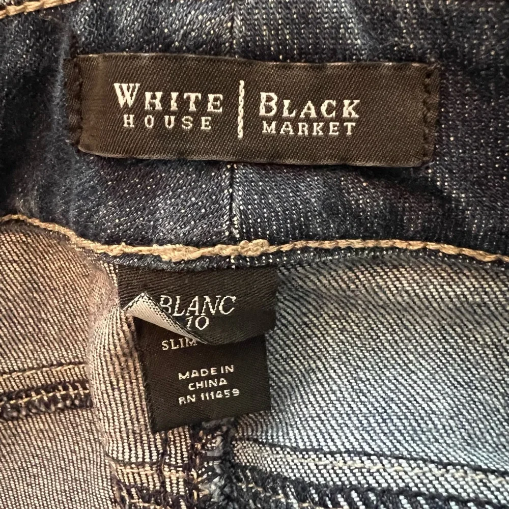 White House Black Market Slim Crop Jeans - Picture 8 of 9